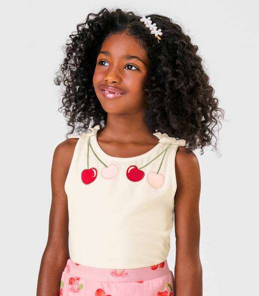 Conjunto Infantil Regata Com Saia Trick Nick Bege