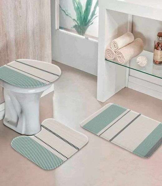 Image_Jogo De Tapetes Para Banheiro Wevans Verde