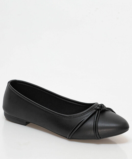 Image_Sapatilha Feminina Bico Fino Nó Preto