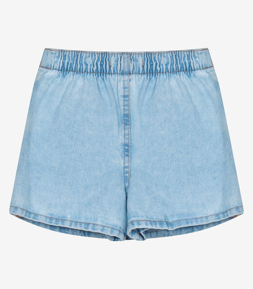 Shorts Saia Infantil Jeans Trick Nick Azul