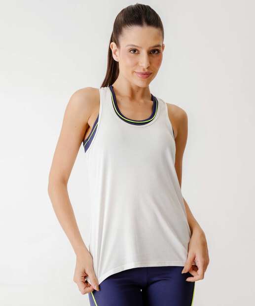 Blusa Regata Feminina Fitness Marisa