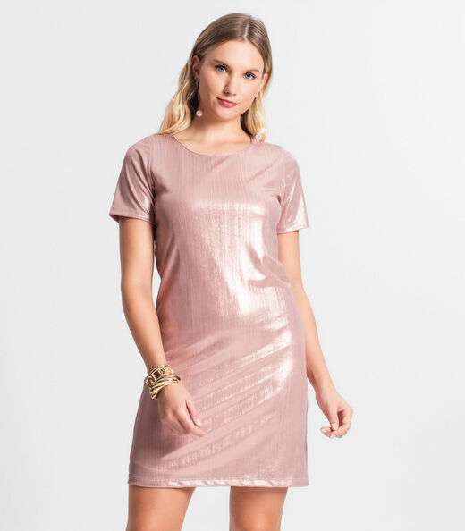 Vestido Feminino Metalizado Endless Unica