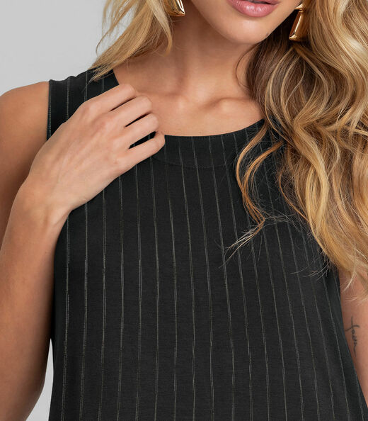 Vestido Midi Feminino em Viscotorcion Dianna Preto