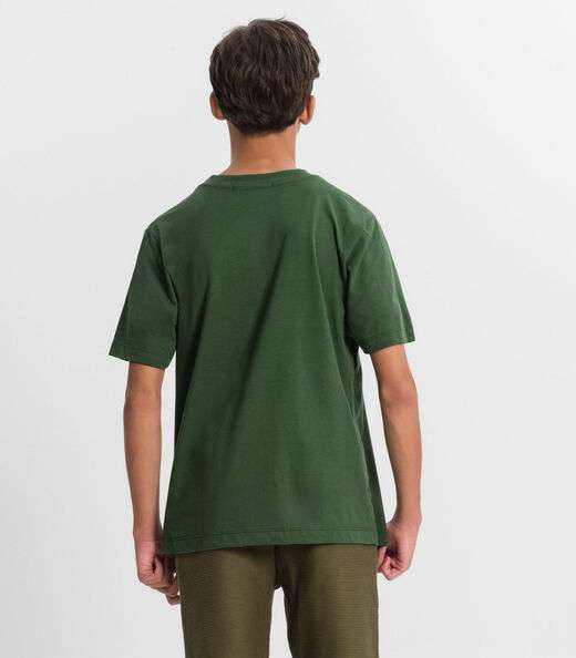 Camiseta Juvenil Masculina Minty Verde