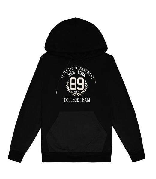 Blusão Com Capuz Juvenil Masculino Moletom Minty Preto