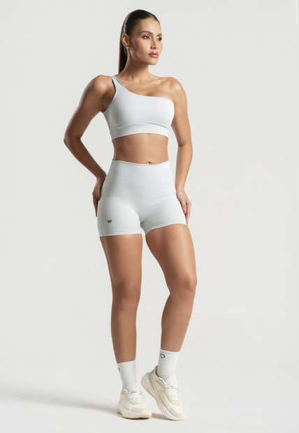 Top Ombro Único Cinza Wemood