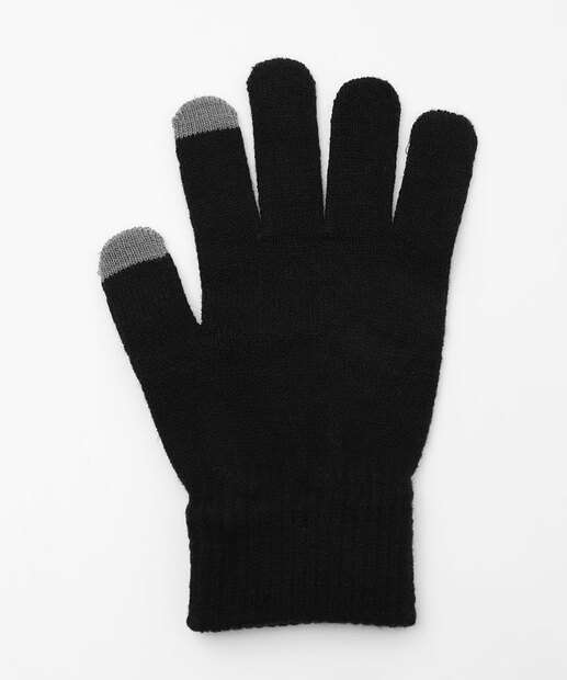 Luva Feminina Tricô Marisa Preto