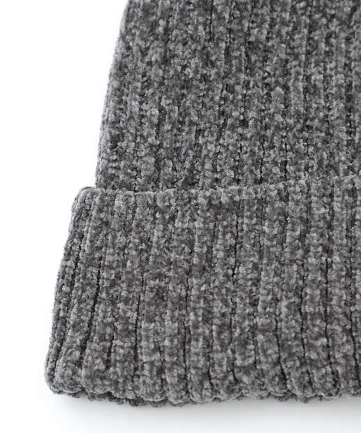 Touca Feminina Chenille Marisa Bege