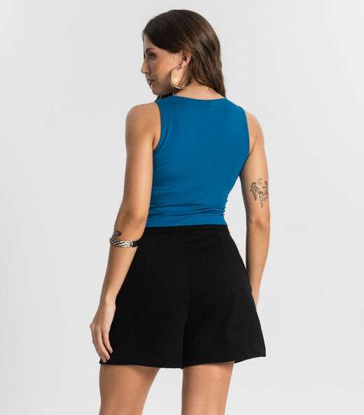 Regata De Viscotorcion Básica Feminina Endless Azul