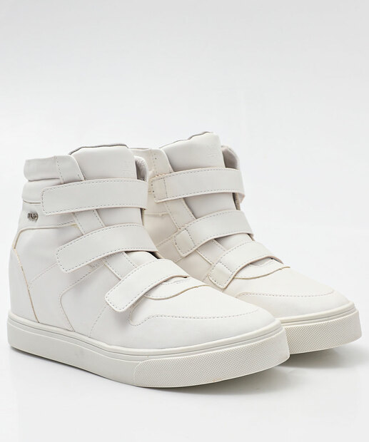 Tênis Feminino Cano Alto Via Uno Branco