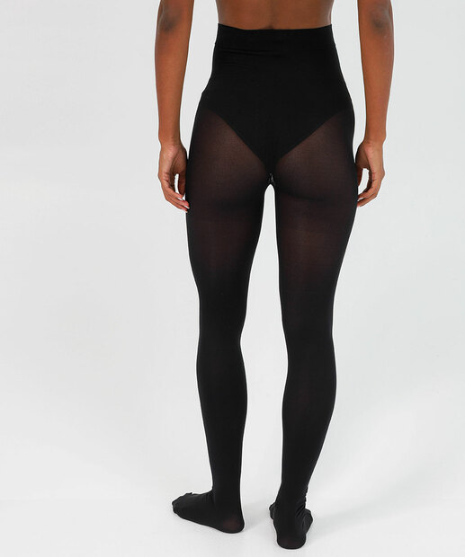 Meia-Calça Feminina Opaca Fio 40 com Elastano Selene Preto