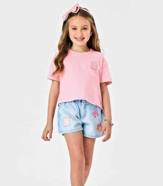 Image_Conjunto Blusa Com Shorts Feminino Trick Nick Rosa