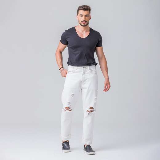Image_Calça Relaxed Jeans Masculina Moderna Zune