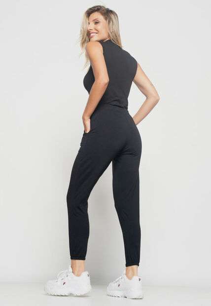 Regata  Gola Alta Malha Preta