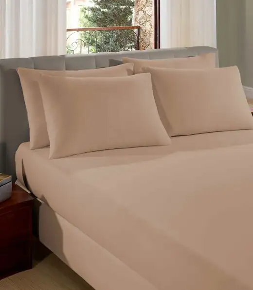 Image_Lençol King Premium Fio Penteado Liso Vivaldi Marrom