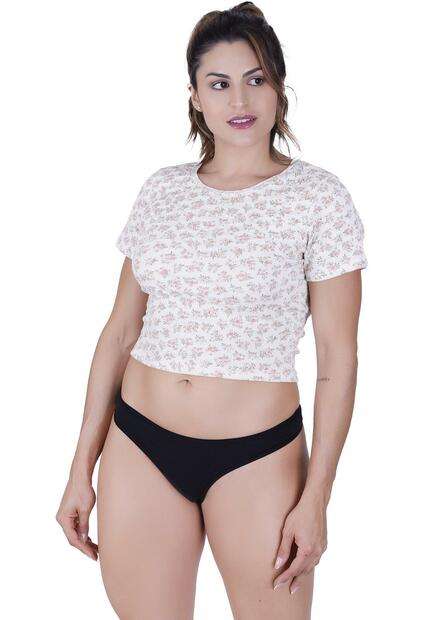 Calcinha Disfarce Microfibra Concept Lingerie Preto