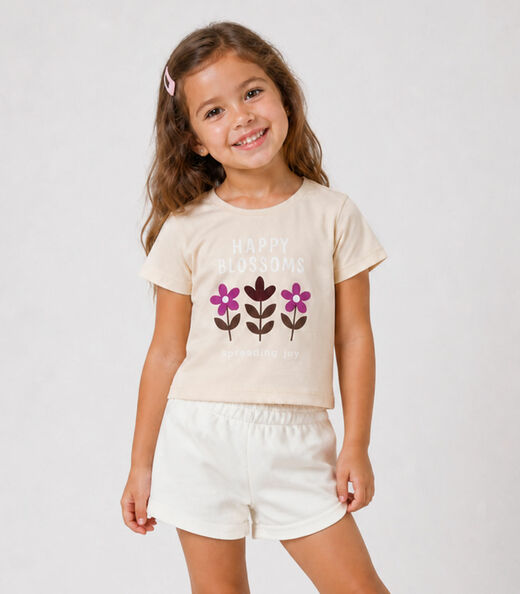 Image_Conjunto Feminino Short e Blusa Estampada Select Bege