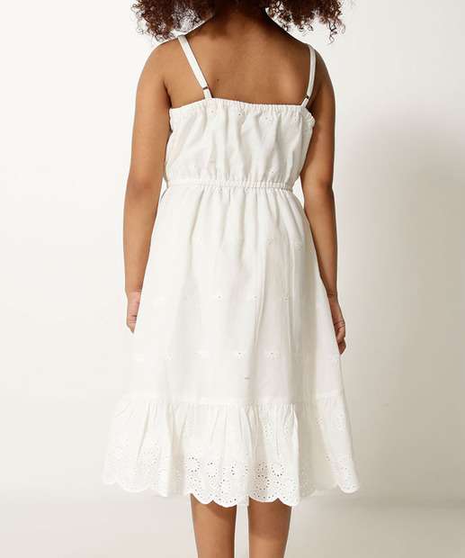 Vestido Infantil Laise Alças Finas Marisa Tam 4 a 10