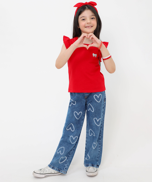 Image_Calça Jeans Infantil Marisa Tam 4 a 10