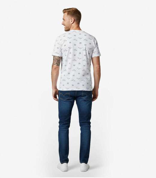 Camiseta Masculina Em Meia Malha Select Branco