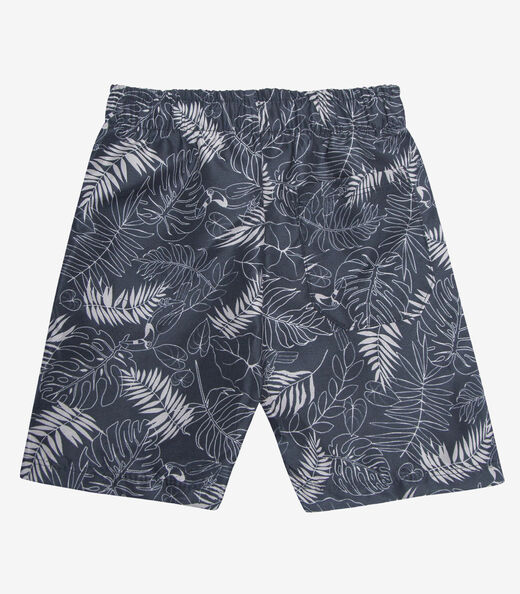 Bermuda Menino Tecido Rovitex kids Preto
