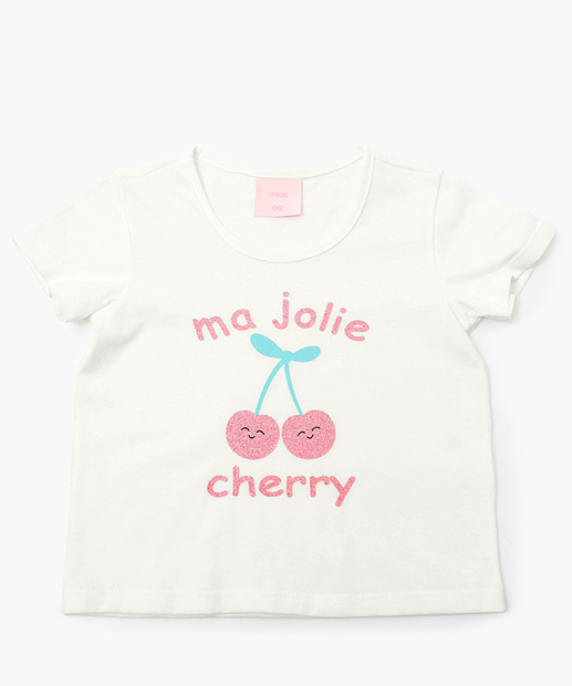 Image_Blusa Infantil Estampa Cereja Marisa Tam 1 a 3 Off White
