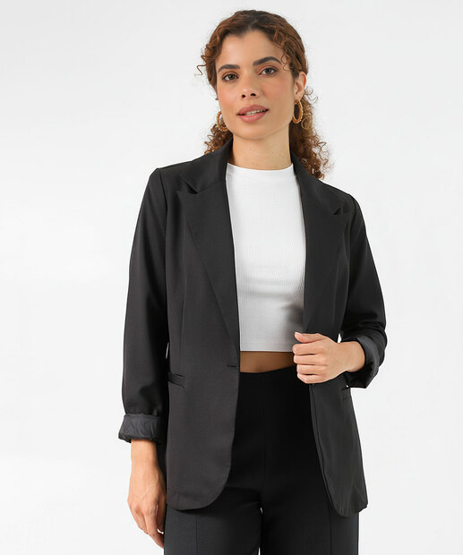 Image_Blazer Feminino Alfaitaria Botão Marisa Preto