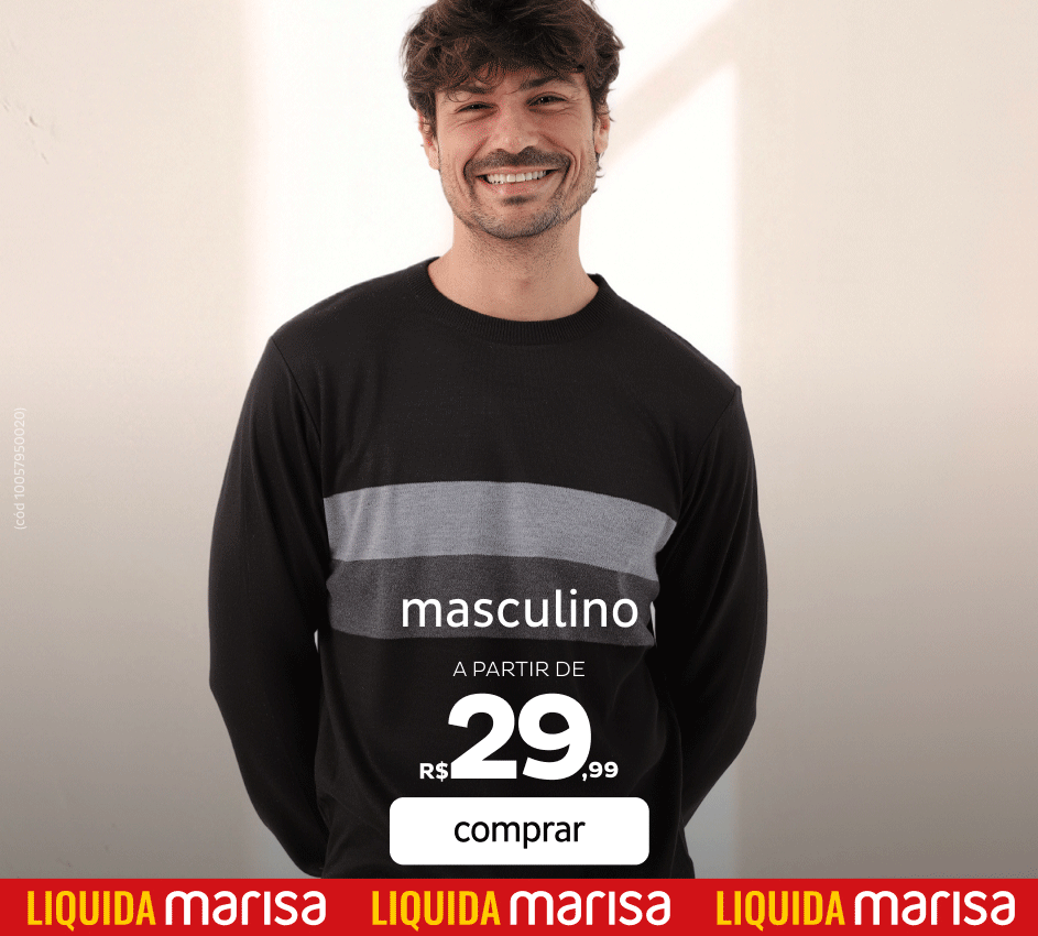 Moda Masculina a partir de R$29,99