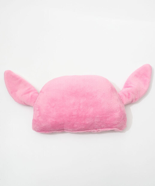 Manta Infantil Stitch Capuz Disney Rosa