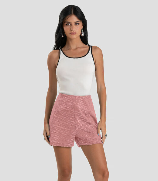 Image_Shorts Feminino em Malha Lantejoula Dianna Unica