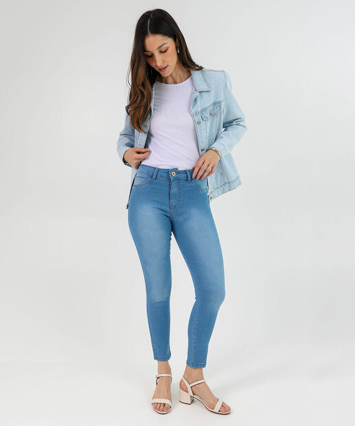 Image_Calça Jeans Skinny Feminina Cintura Média Biotipo Azul