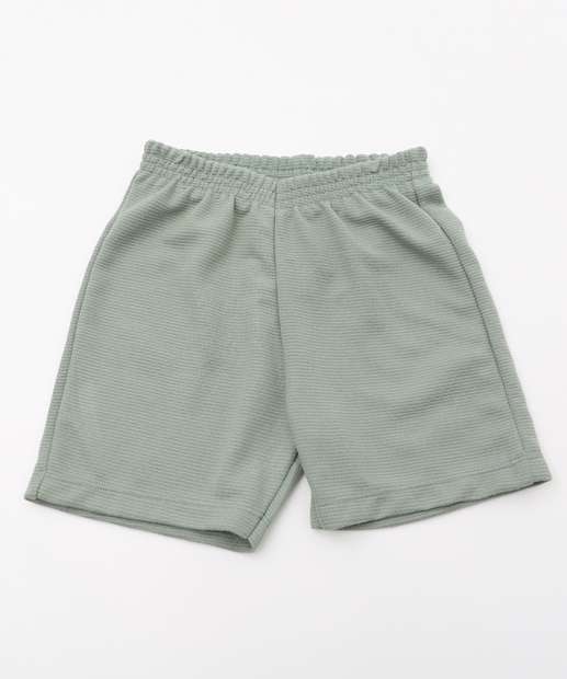 Conjunto Infantil Texturizado Marisa Tam 1 a 3 Verde