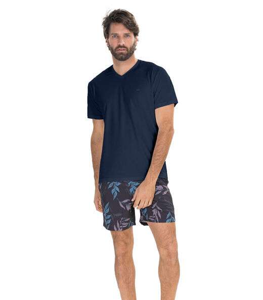 Camiseta Masculina Básica Ogochi Azul