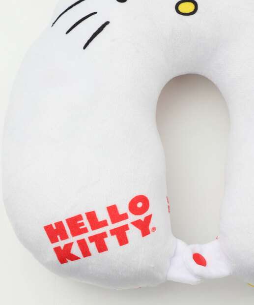 Almofada Pescoço Plush Hello Kitty Sanrio Branco