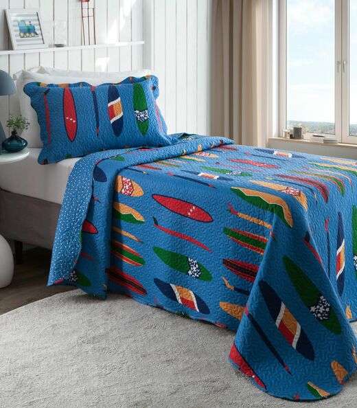 Image_Colcha Solteiro Bouti Infantil Microfibra Rozac Azul