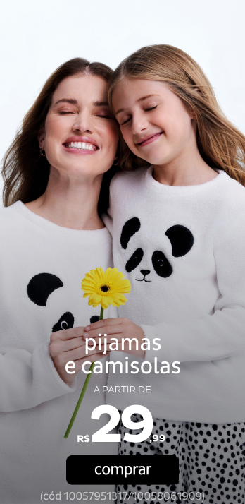 Pijamas e Camisolas a paritr de R$29,99