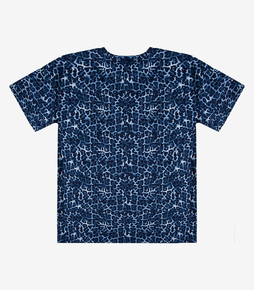 Blusa Feminina Estampada Infinita Cor Azul