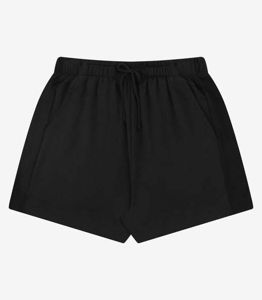 Shorts Feminino Molecotton De Viscose Minty Preto