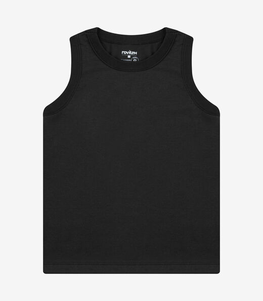 Regata Básica Infantil Masculina Rovi Kids Preto