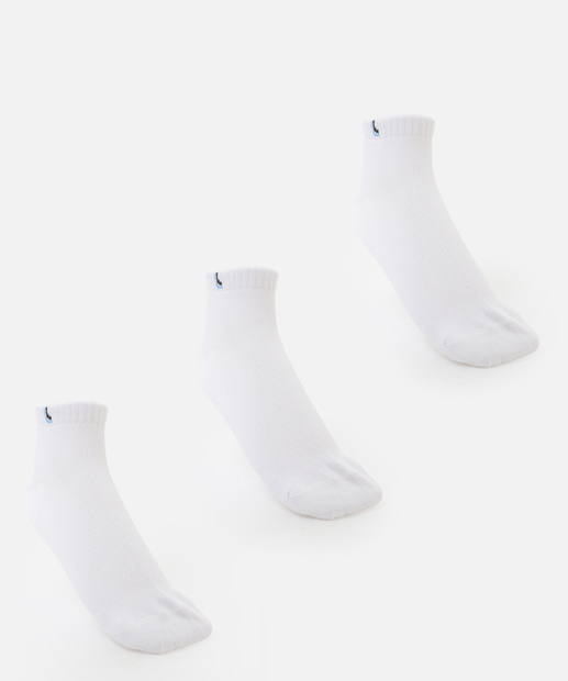 Image_Kit 3 Pares Meias Cano Curto Masculina Lupo Branco