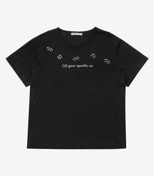Blusa Feminina Plus Size Secret Glam Preto