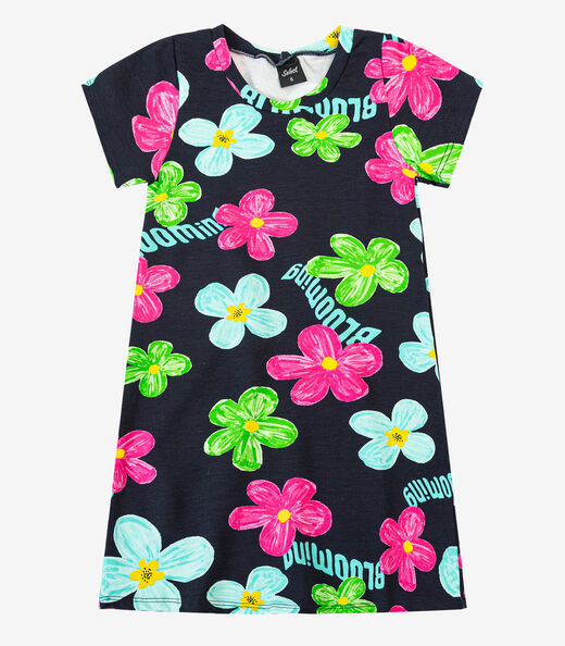 Vestido Menina Infantil Select Azul