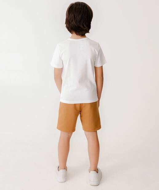 Camiseta Infantil Estampa Skate MR Tam 4 a 10