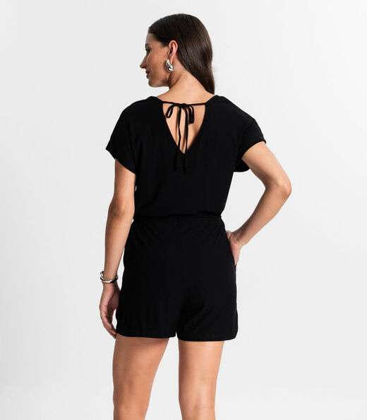 Macaquinho Feminino Rovitex Preto