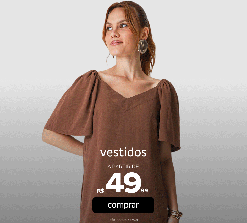 Vestidos a partir de R$49,99