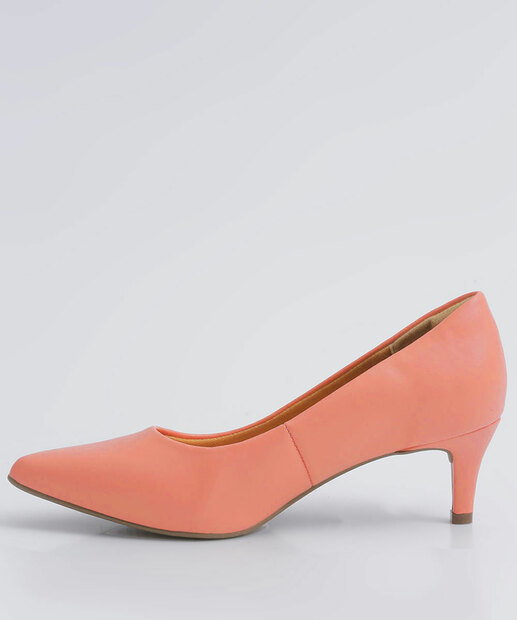 Scarpin Feminino Salto Fino Bico Fino Via Uno