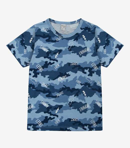 Image_Camiseta Infantil Masculina Coqueiros Infinita Cor Marrom