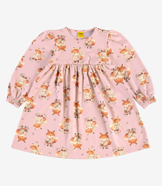 Image_Vestido Manga Longa em Malha Soft Touch Rovi Kids Rosa