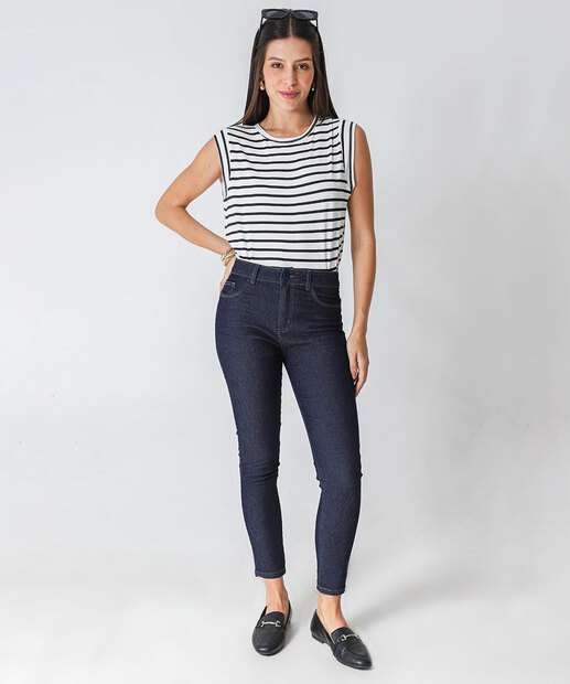 Image_Calça Jeans Skinny Feminina Amaciada Biotipo Azul