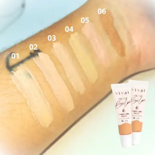 Base Líquida Vai na Bolsa Vivai Cor:03
